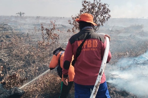 Sebaran hotspot di Sumatera.(ilustrasi/int)