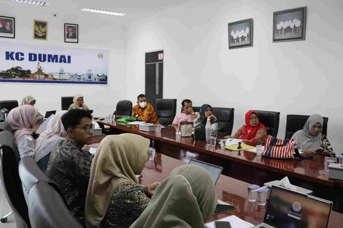 BPJS Kesehatan Cabang Dumai Sosialisasikan Pelayanan Penyakit Kronis Lewat PRB. (Foto: Bambang)