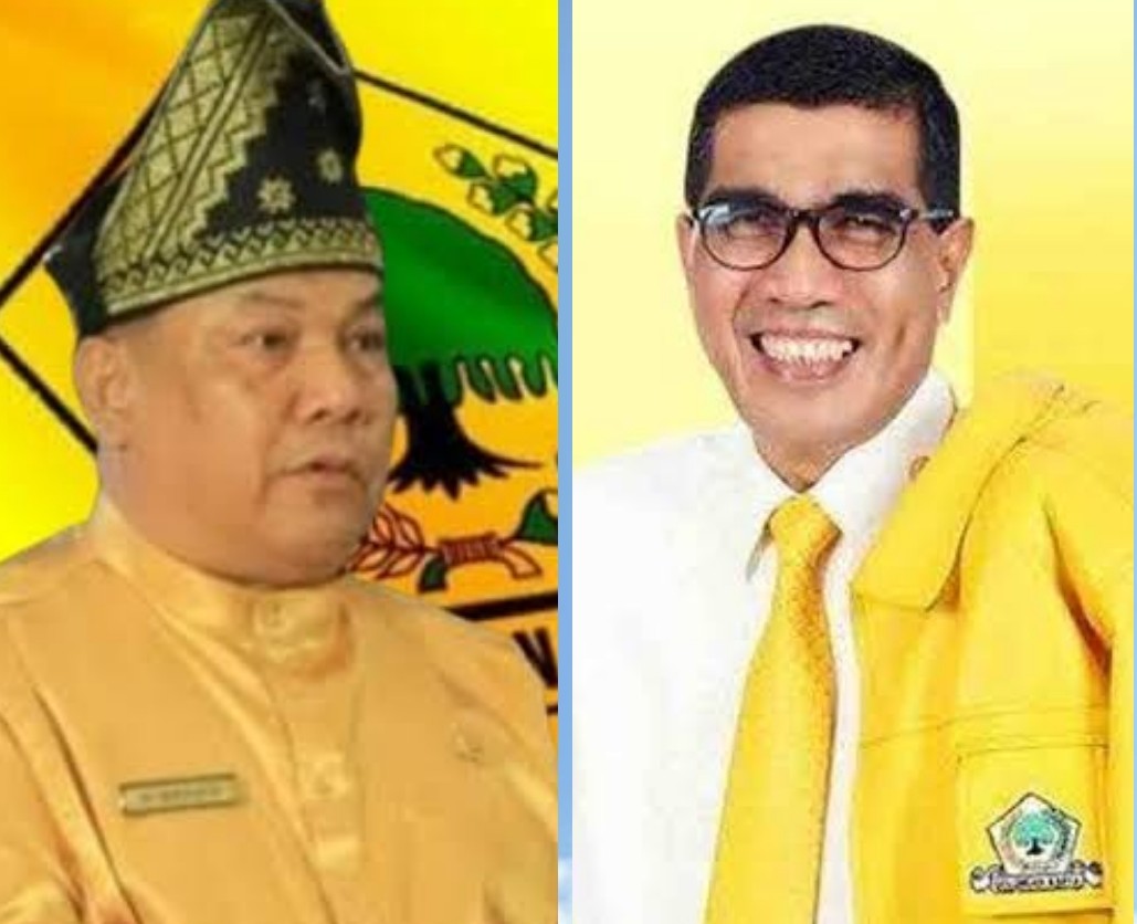 Persaingan Wagub SF Hariyanto dan Parisman Ihwan di Musda Golkar (foto/int)