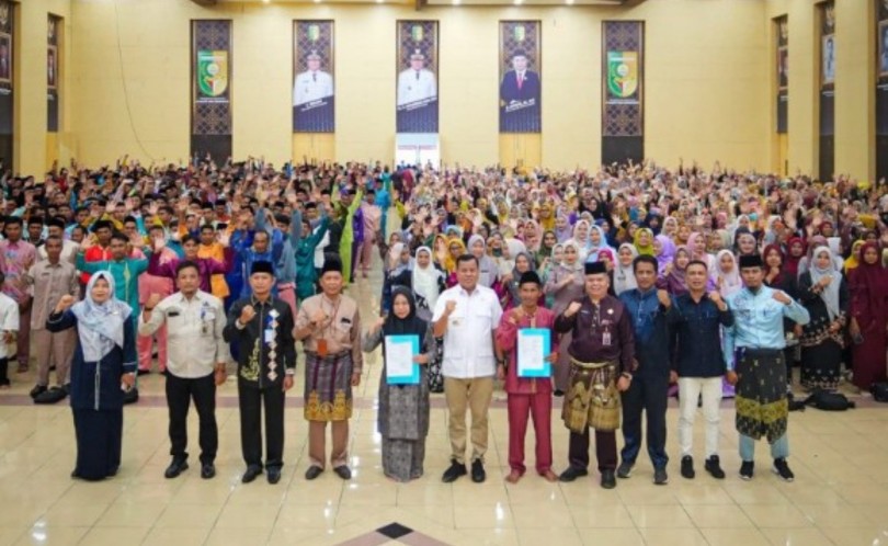 1.054 PPPK paruh waktu Kuansing mulai bertugas (foto/ultra)