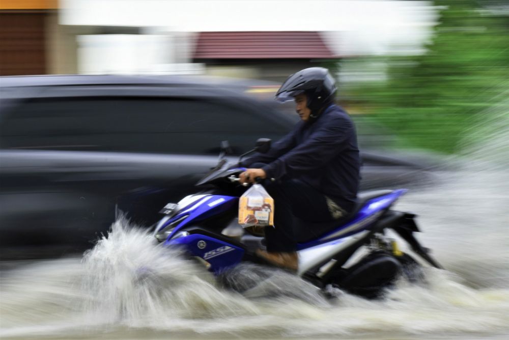 Ilustrasi Riau waspadai peralihan cuaca ekstrem akibatkan banjir dan longsor (foto/MCR)