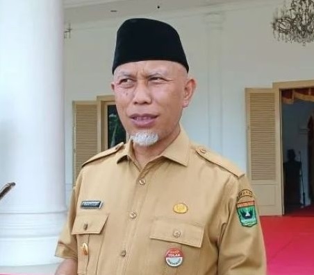 Gubernur Sumbar, Mahyeldi Ansharullah.