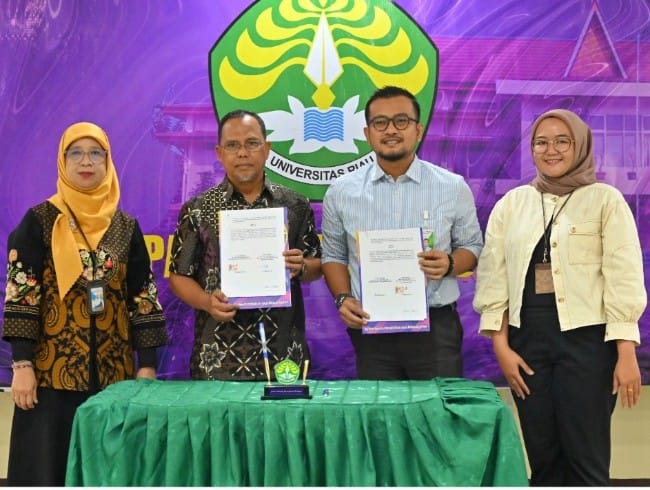 Penandatangan MoA antara Fmipa dengan BPJS Ketenagakerjaan (foto/ist)