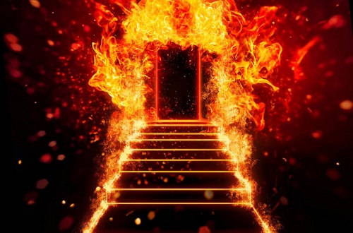 Pintu neraka.(ilustrasi/int)