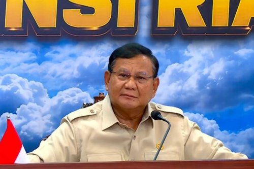 Presiden Prabowo Subianto.(foto: mcr)