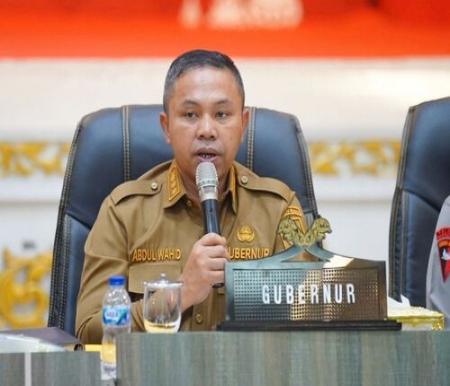 Gubernur Riau, Abdul Wahid. (Foto: Sri Wahyuni)