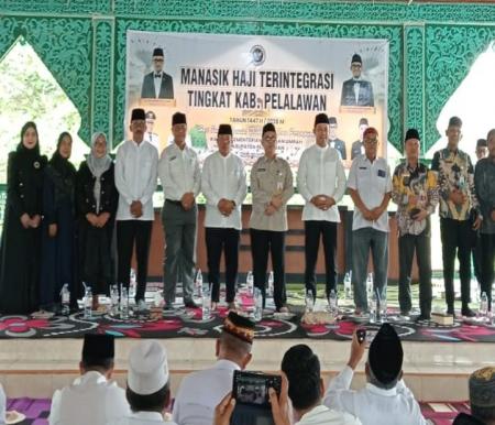 Wabup Pelalawan, Husni Thamrin Resmi Buka Manasik Haji Tingkat Kabupaten Tahun 1447 H/2026 M