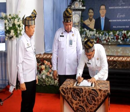 Agus Imam Taufik resmi menjabat Kepala Lapas Bagansiapiapi, Rohil (foto/afrizal)