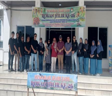 Inspektorat Rohil dan Dharma Wanita gelar lomba permainan tradisional Melayu meriahkan HUT ke-26 (foto/afrizal)