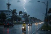 Ilustrasi sebagian wilayah Riau diguyur hujan (foto/int)