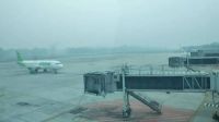 Kabut mulai menipis, aktivitas penerbangan di Bandara Pekanbaru berangsur normal (foto/int)