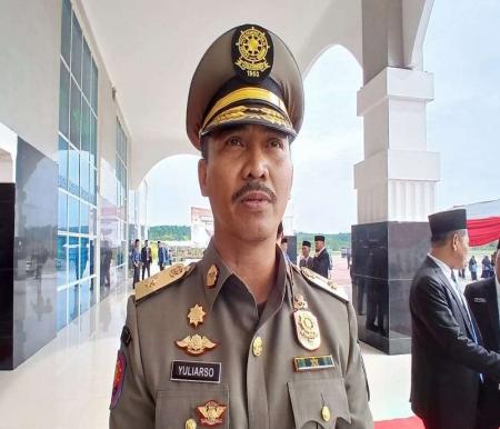 Kepala Satpol PP Kota Pekanbaru, Yuliarso (foto/rri)