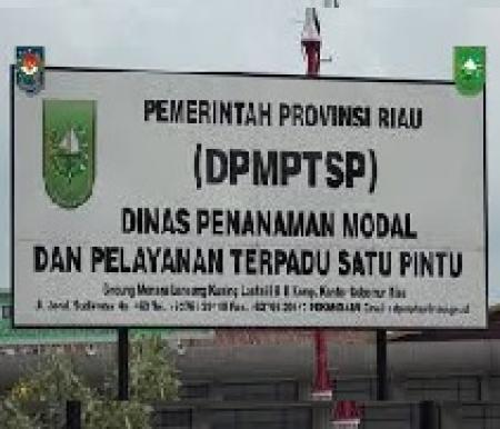 ilustrasi: Dinas Penanaman Modal dan Pelayanan Terpadu Satu Pintu (DPMPTSP) Provinsi Riau.