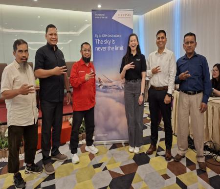 Asita Riau sambut baik penerbangan langsung Etihad Airways dari Abu Dhabi–Kualanamu (foto/ist)