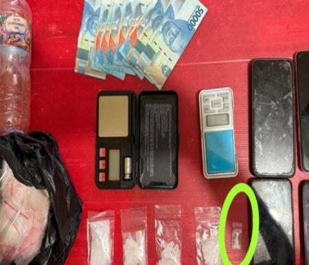Berawal dari laporan emak-emak, bandar sabu di Kuansing akhirnya ditangkap (foto/ist)