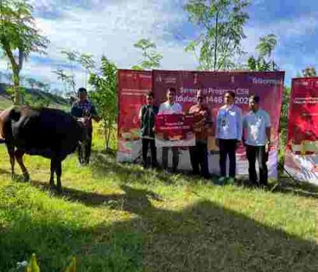 Telkomsel kembali menyalurkan hewan kurban ke seluruh Indonesia. (Foto: Istimewa)