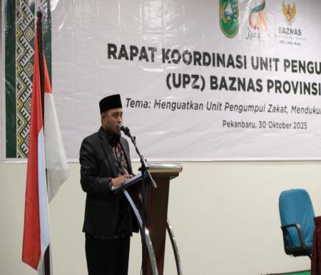 Ketua Baznas, Riau Masriadi Hasan (foto/yuni)