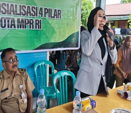 Iyet Bustami gelar reses dan sosialisasi empat pilar MPR RI di Bagansiapiapi (foto/int)