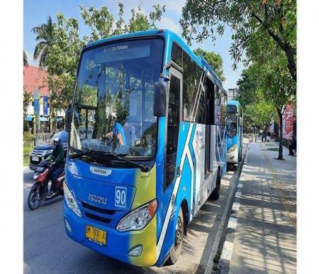 Pemko Pekanbaru gratiskan Bus TMP bagi warga yang ke RSD Madani (foto/int)
