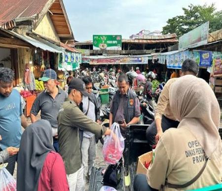 Pemprov Riau kembali gelar pasar murah.(foto: int)