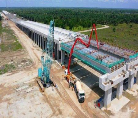 Ilustrasi proyek Tol Lingkar Pekanbaru, pengendara diimbau hindari KM 17 di jam tertentu (foto/ist)
 