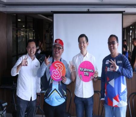 Indosat melalui Tri menjadi sponsor utama HUT Gunungsitoli ke-347. (Foto: Istimewa)