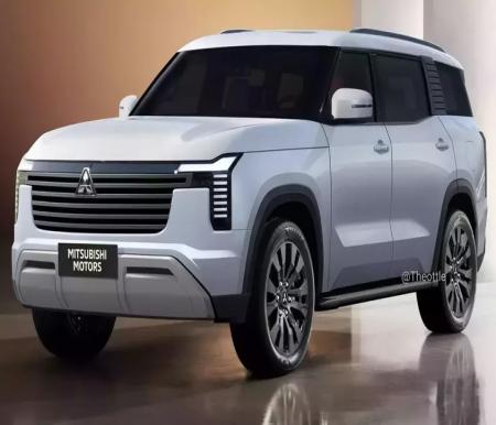 Desain rekayasa Mitsubishi Pajero baru. - (Carscoops/DOK)
