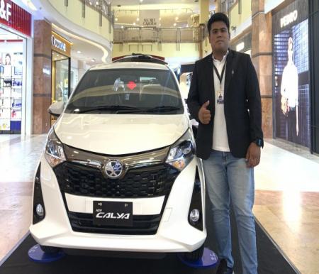 Pameran All New Agya dan Calya dengan promo kredit ringan di Mall SKA Pekanbaru (foto/Meri)