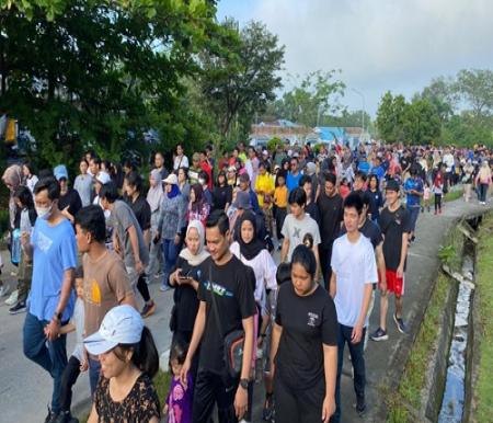 Perayaan May Day di RAPP berlangsung meriah melibatkan ribuan peserta, mulai dari manajemen, karyawan, kontraktor, beserta keluarga (foto/ist)