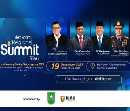 detikcom Regional Summit Riau.