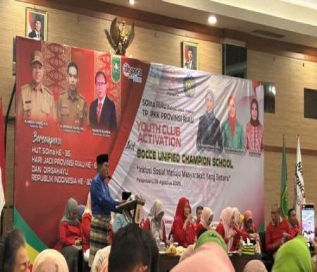 Pemprov Riau melalui Dispora menjalin kemitraan dengan SOIna. (Foto: Media Center Riau)
