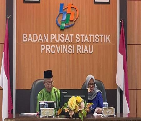 Kepala BPS Provinsi Riau, Asep Riyadi (foto/rri)