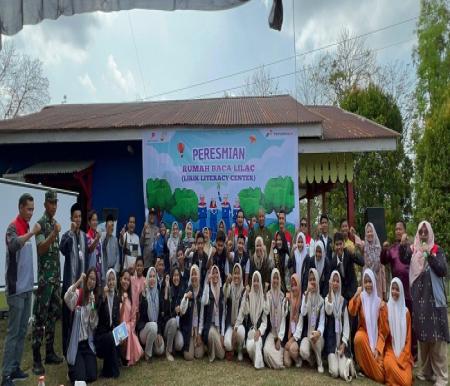 Rumah Baca Lirik Literacy Center (LILAC) saat diresmikan di September 2024. (ist)