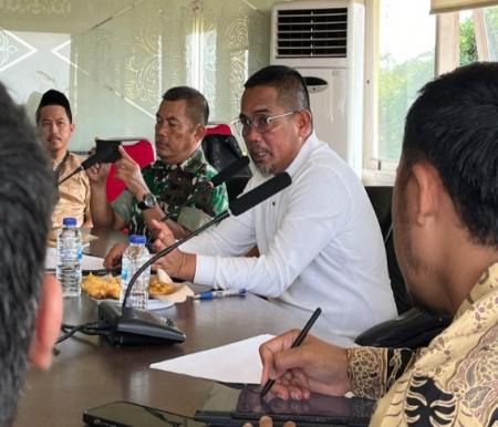 Bupati Zukri pimpin Rakor Gugus Tugas Reforma Agraria Kabupaten Pelalawan tahun 2026 (foto/Andy)