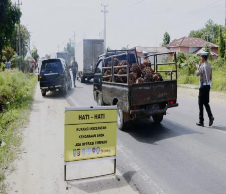 Penertiban pajak kendaraan bermotor di Kabupaten Indragiri Hulu (foto/Yuni)