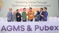 Jajaran Direksi dan Komisaris baru Indosat dalam RUPST 2026.(foto: istimewa)