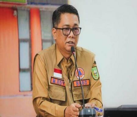 Kepala BPBD Riau, Edy Afrizal. (Foto: int)