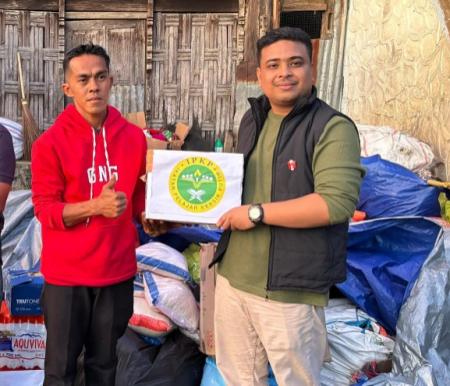 IPKP salurkan hasil donasi untuk korban bencana alam (foto/ist)