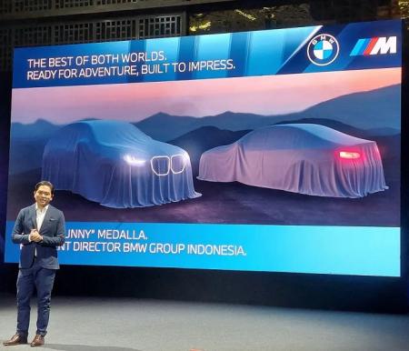 Presiden Direktur BMW Group Indonesia, Peter “Sunny” Medalla dalam acara peluncuran The All New X3 dan The 2 Series Gran Coupe di Jakarta, Rabu (18/6/2025). 