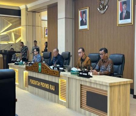Pemprov Riau dukung mewujudkan program Koperasi Merah Putih yang dicanangkan pemerintah pusat. (Foto: Media Center Riau)