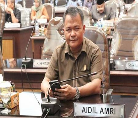 Sekretaris Komisi I DPRD Pekanbaru, Aidil Amri.(foto: int)