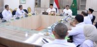 Audiensi Plt Gubernur Riau, SF Hariyanto bersama HPJI Riau.(foto: mcr)
