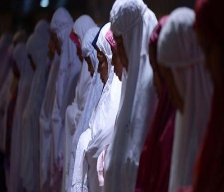 Makmum perempuan.(ilustrasi/int)