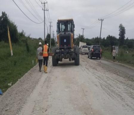 BPJN Riau kebut perbaikan ruas Jalintim di Pelalawan (foto/int)