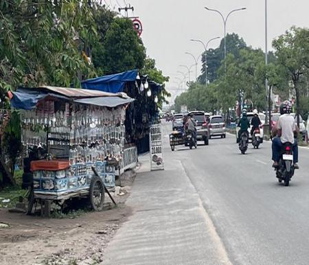 Ilustrasi PKL menjamur dan biang kemacetan di Pekanbaru (foto/tribunpekanbaru)
