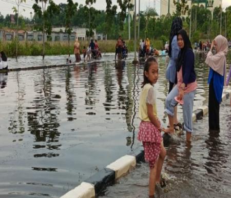 Ilustrasi banjir mulai rendam sejumlah kabupaten/kota di Provinsi Riau (foto/dok-halloriau)