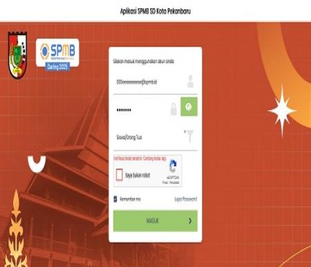 Website SPMB SD Negeri di Kota Pekanbaru sulit diakses orangtua siswa.(foto: barkah/halloriau.com)