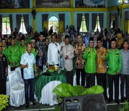 Warga Kerinci, Jambi meriahkan acara Halal Bihalal HKKN Riau dan pelantikan IMK di Pekanbaru (foto/ist)