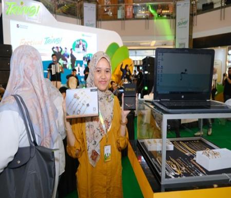Di Festival Tring!, masyarakat Pekanbaru dapat memanfaatkan berbagai booth edukatif, diantaranya Gold Clinic & Bazaar Emas (foto/ist)
