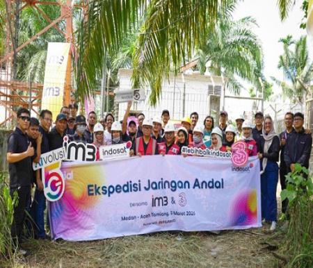 Indosat Pulihkan 800 BTS di Aceh, Jaringan Dipastikan Stabil Selama Ramadan dan Lebaran.(foto: istimewa)